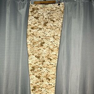 TAN & BROWN DIGI CAMO DIGITAL CAMOUFLAGE CARGO PANTS MENS LARGE